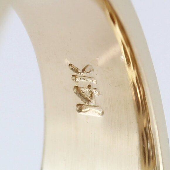 Vintage 14K Gold Urban Luxury Men's Diamond Ring Pave Cluster Bold Heavy Retro B - Picture 5 of 7